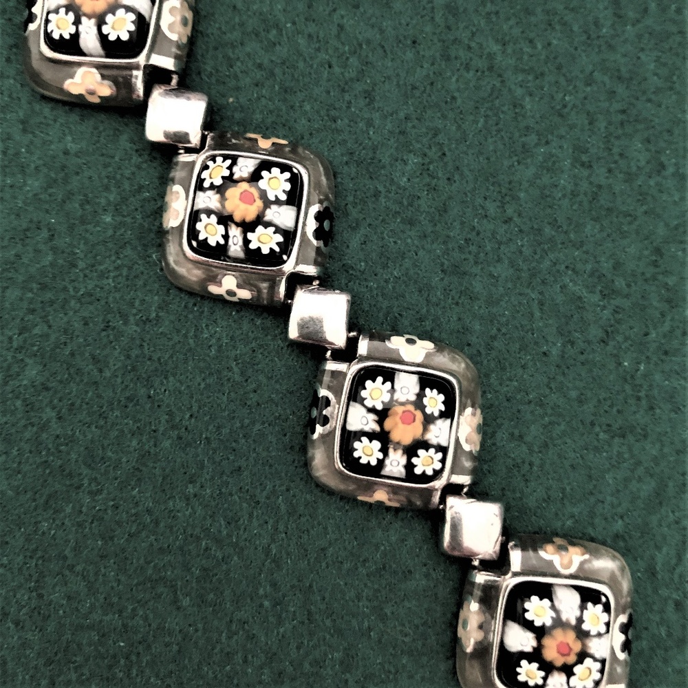 ALANK Murano Millefiori Italian glass Bracelet